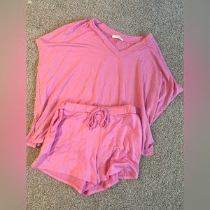 Pink two piece set